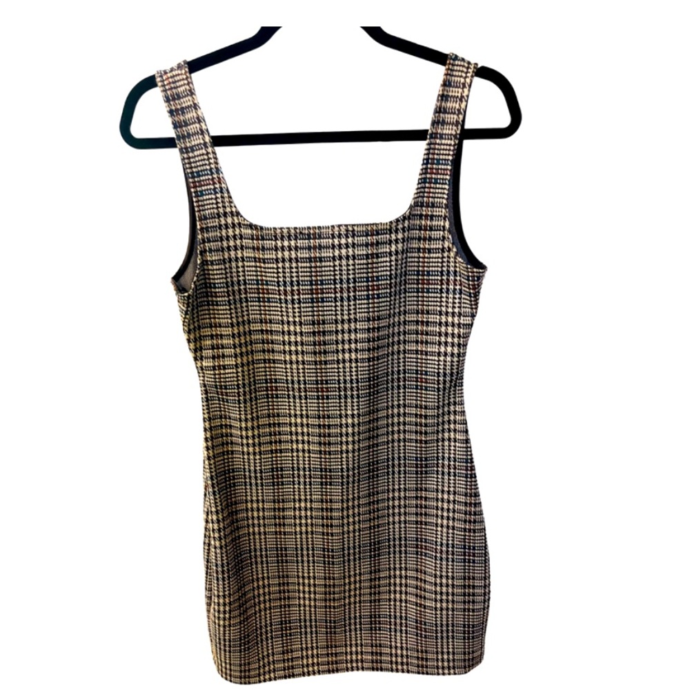 Plaid pencil dress